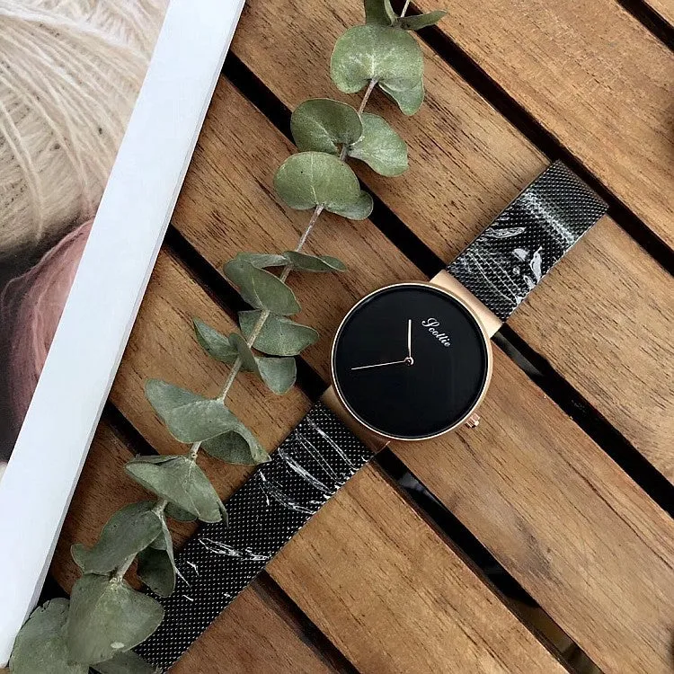 Ultra-thin Strap Men's Watch Women's Watch