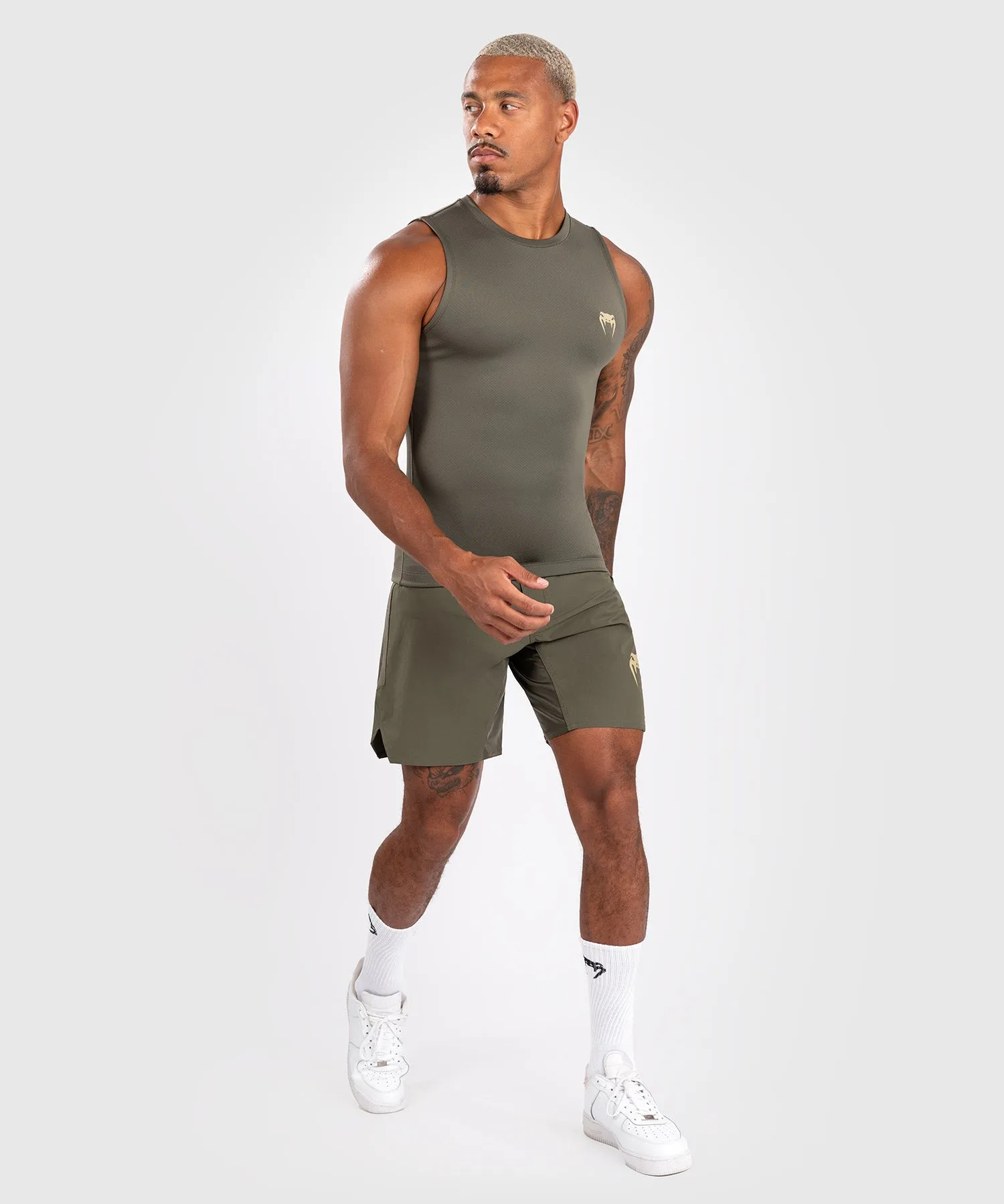 Venum Contender Rashguard senza maniche da uomo - Cachi