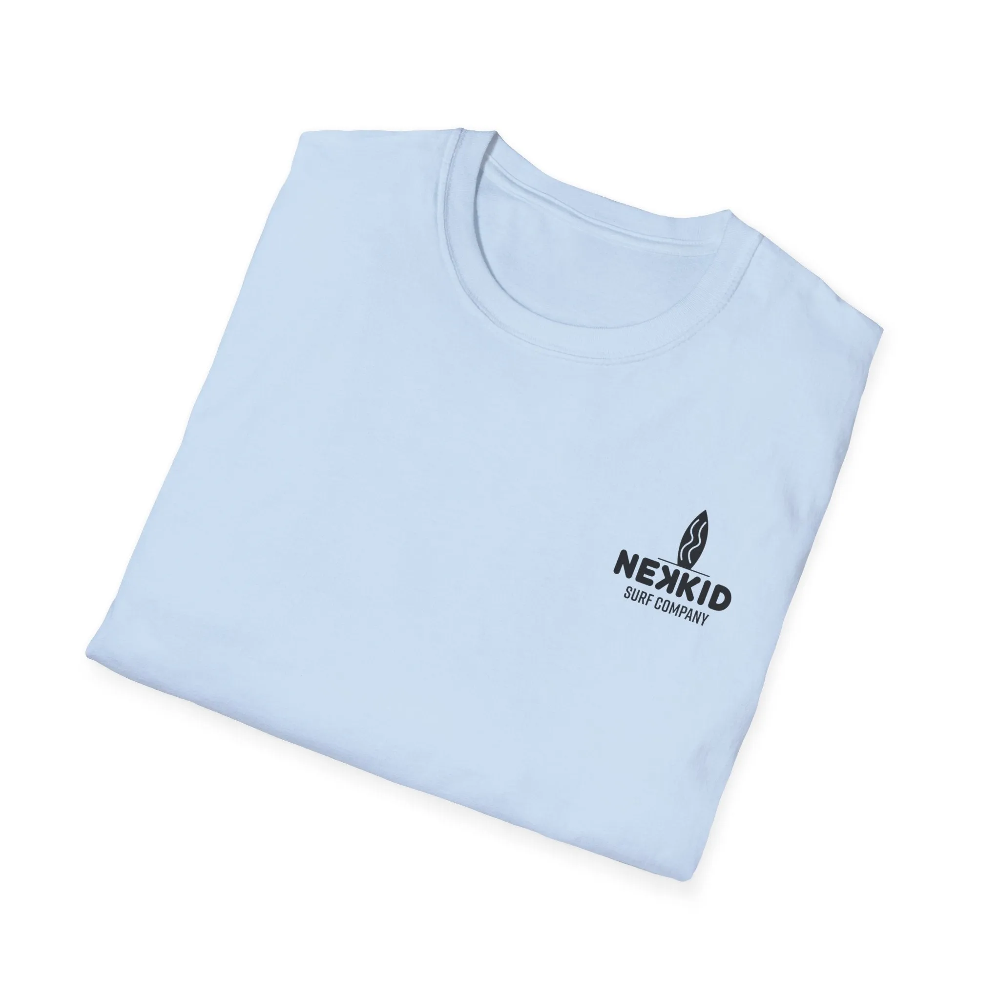 Yellow Happy Face "Surfing Makes Me Happy" T-Shirt