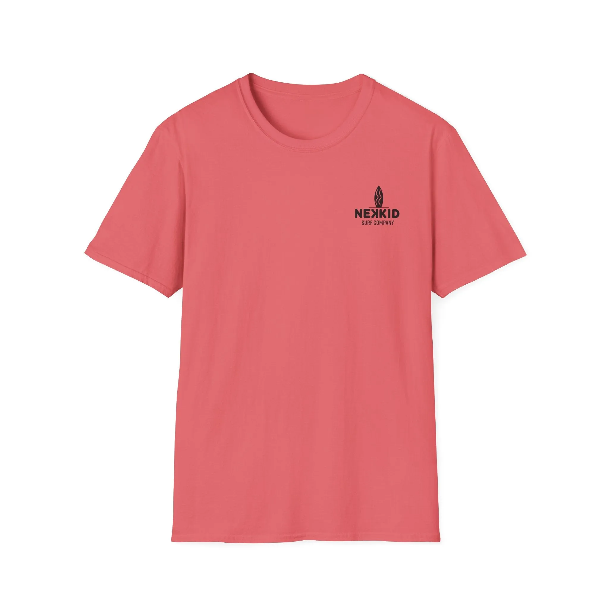 Yellow Happy Face "Surfing Makes Me Happy" T-Shirt