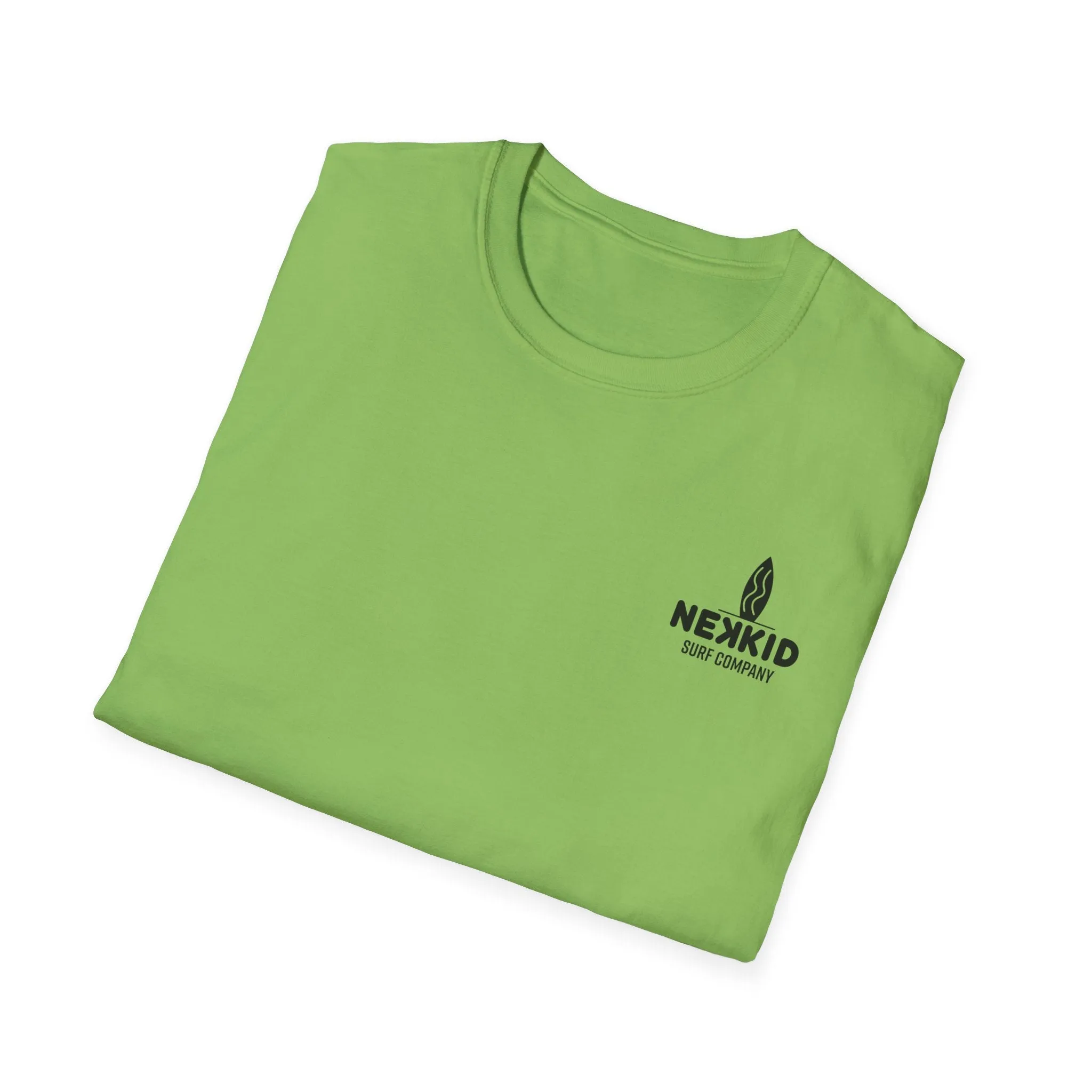 Yellow Happy Face "Surfing Makes Me Happy" T-Shirt