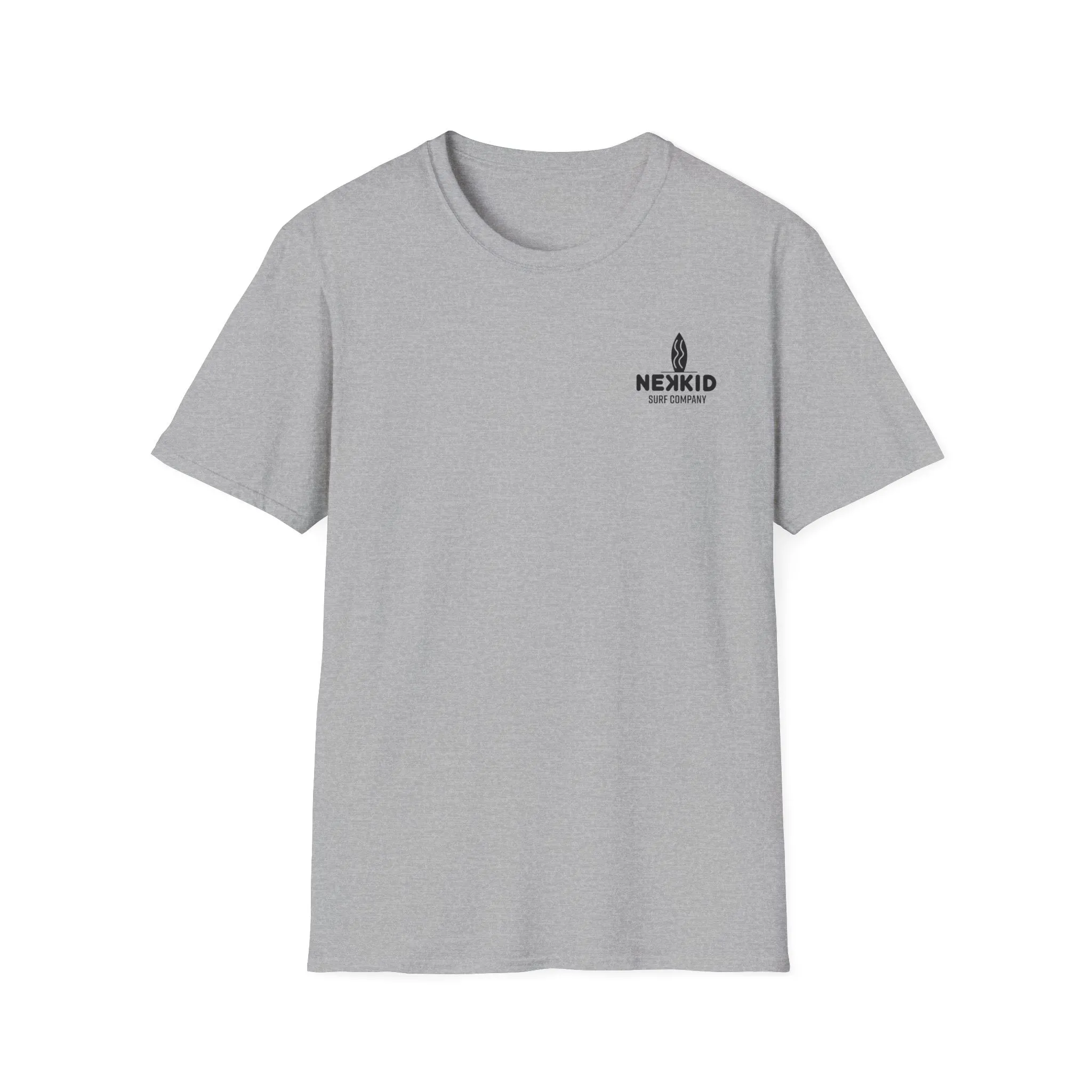 Yellow Happy Face "Surfing Makes Me Happy" T-Shirt