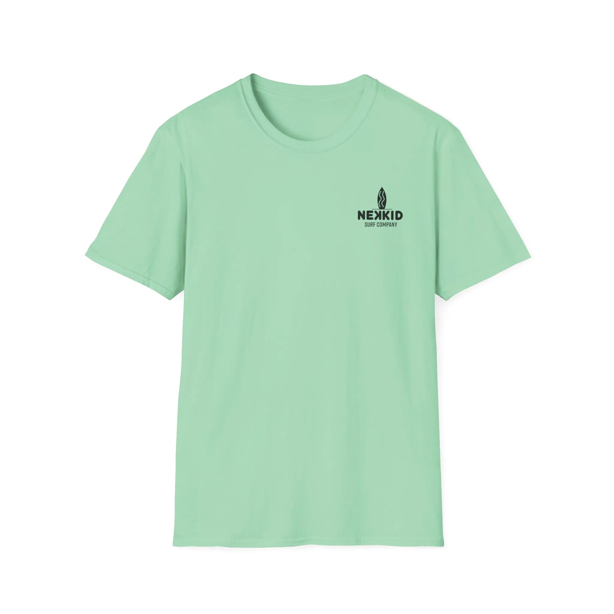 Yellow Happy Face "Surfing Makes Me Happy" T-Shirt