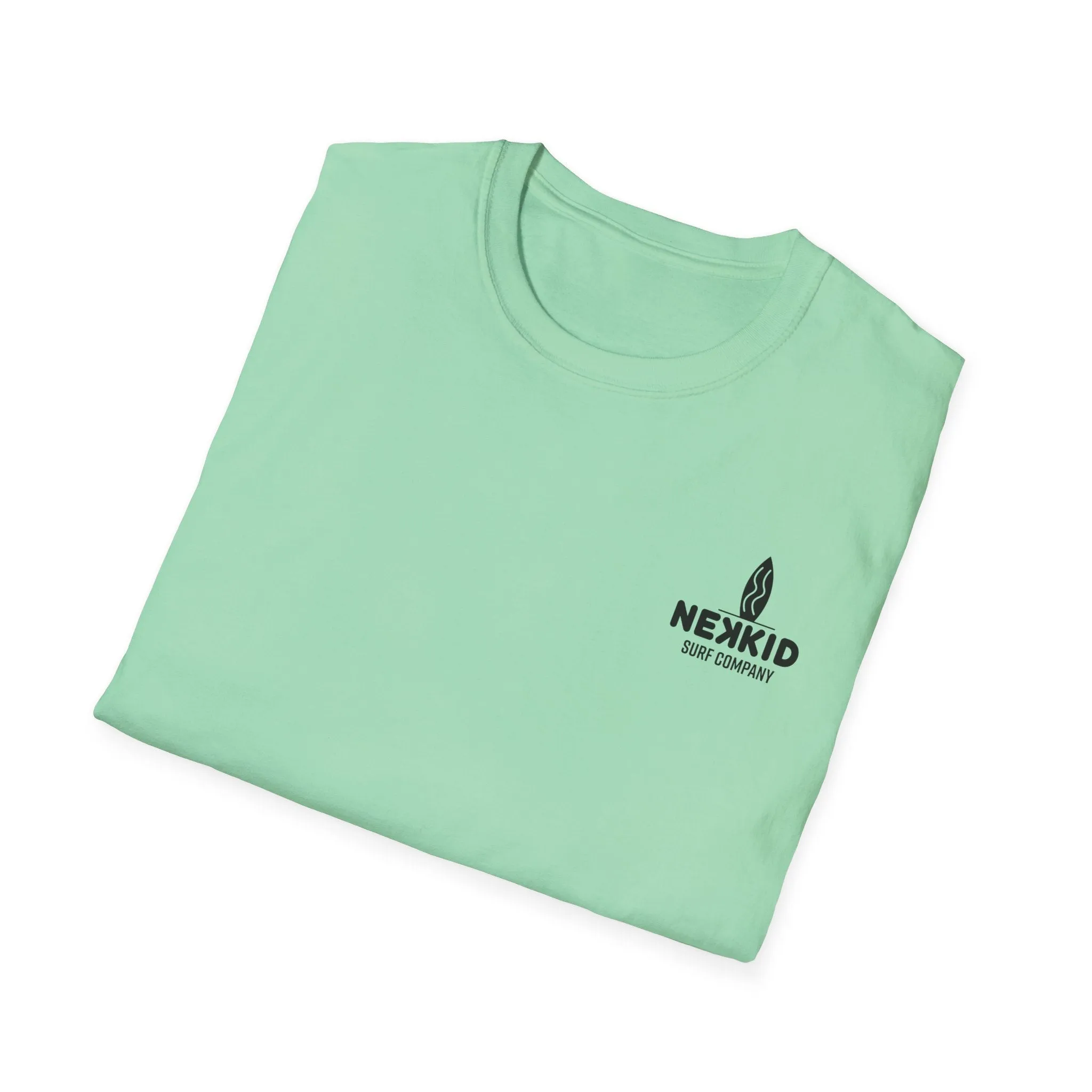 Yellow Happy Face "Surfing Makes Me Happy" T-Shirt