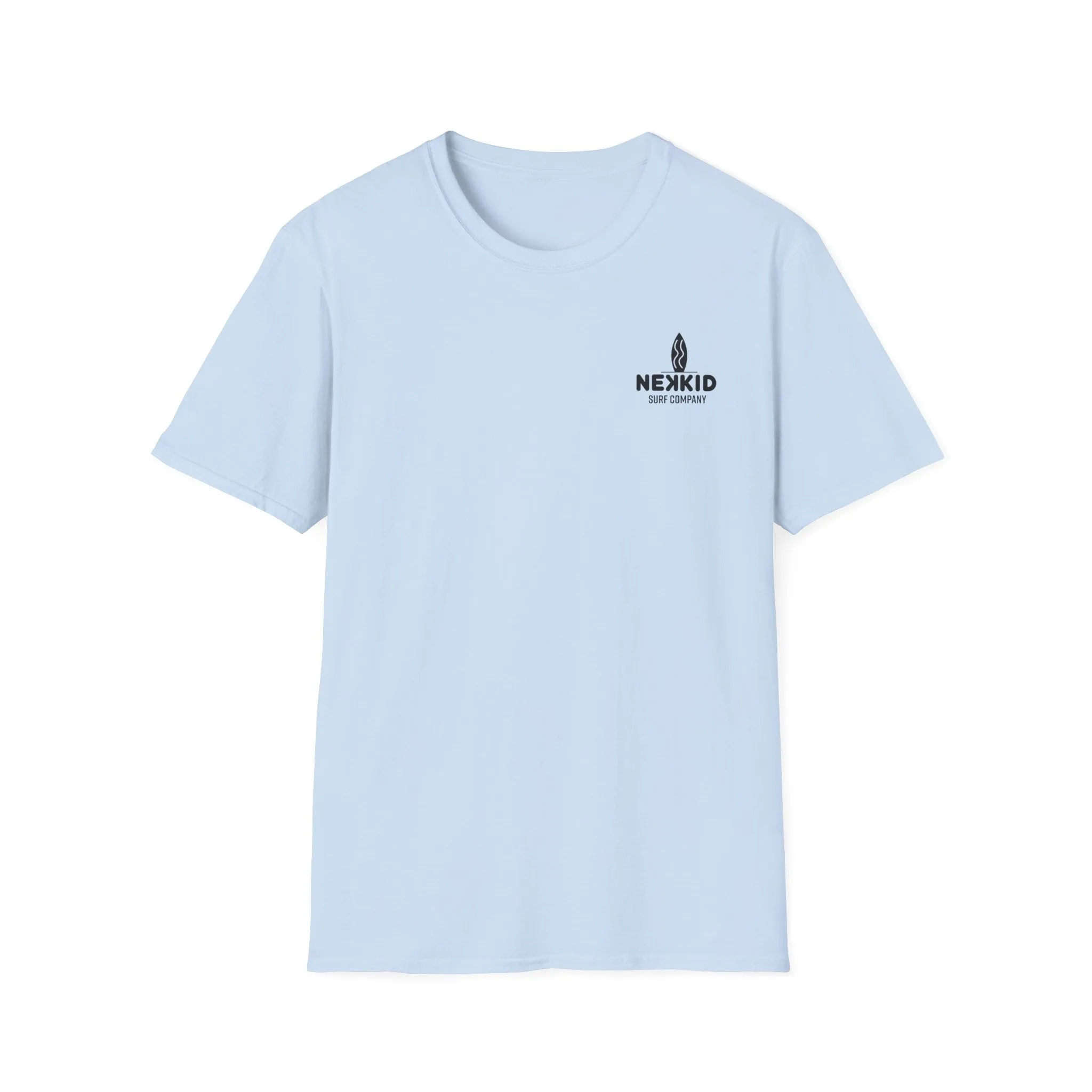 Yellow Happy Face "Surfing Makes Me Happy" T-Shirt