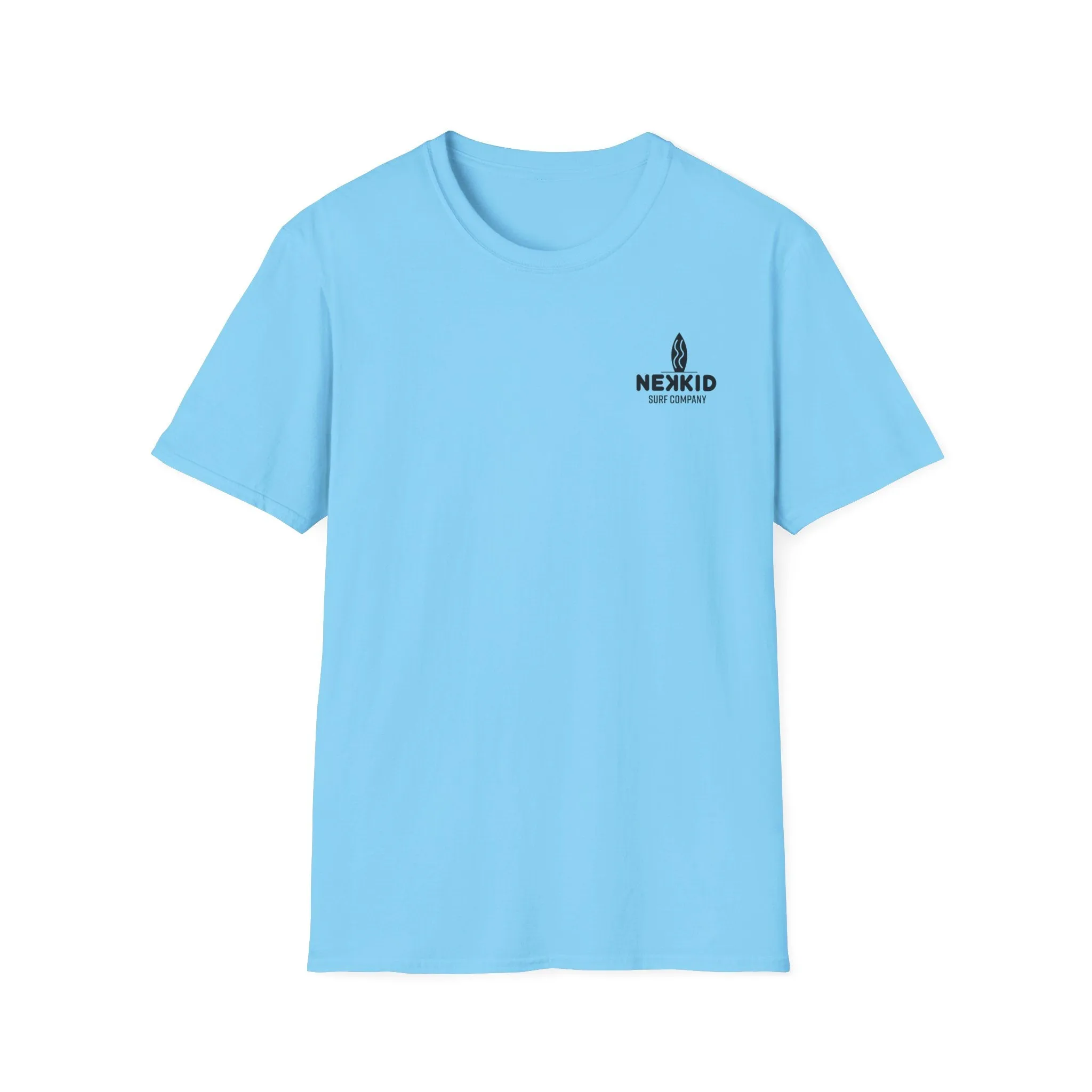 Yellow Happy Face "Surfing Makes Me Happy" T-Shirt