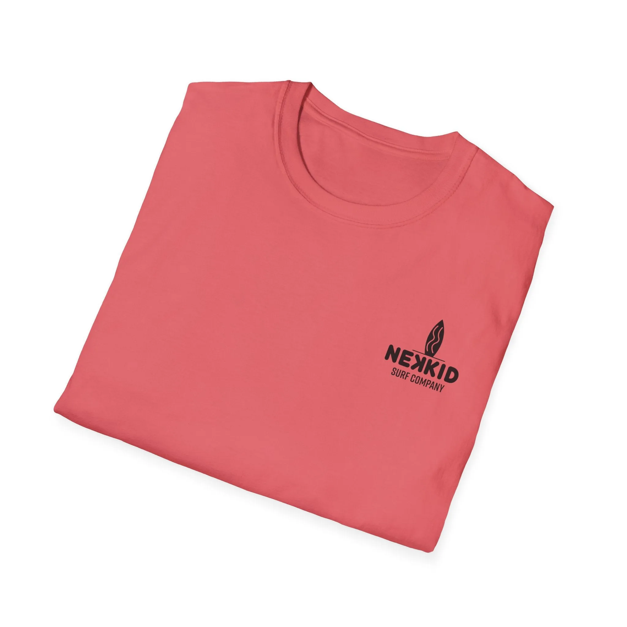 Yellow Happy Face "Surfing Makes Me Happy" T-Shirt
