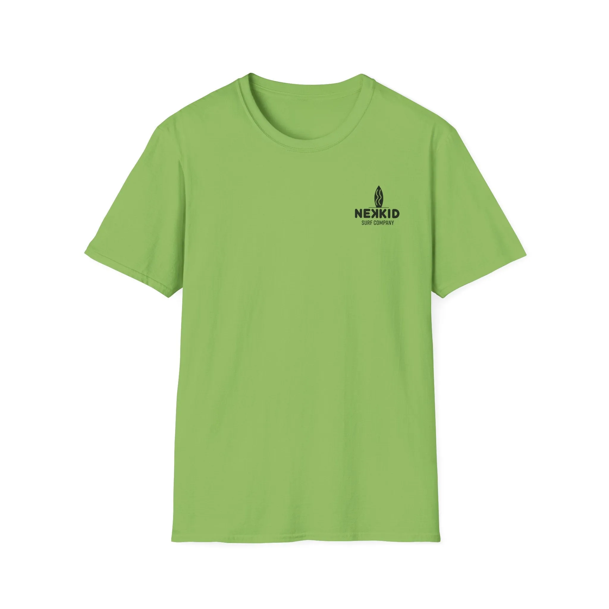 Yellow Happy Face "Surfing Makes Me Happy" T-Shirt
